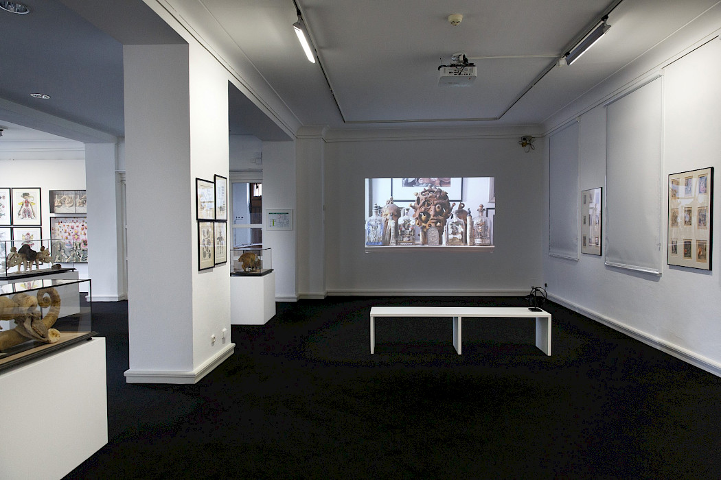 Jan Švankmajer: Unnatural Histories. Exhibition view Kebbel-Villa 2023, photo: Clemens Mayer