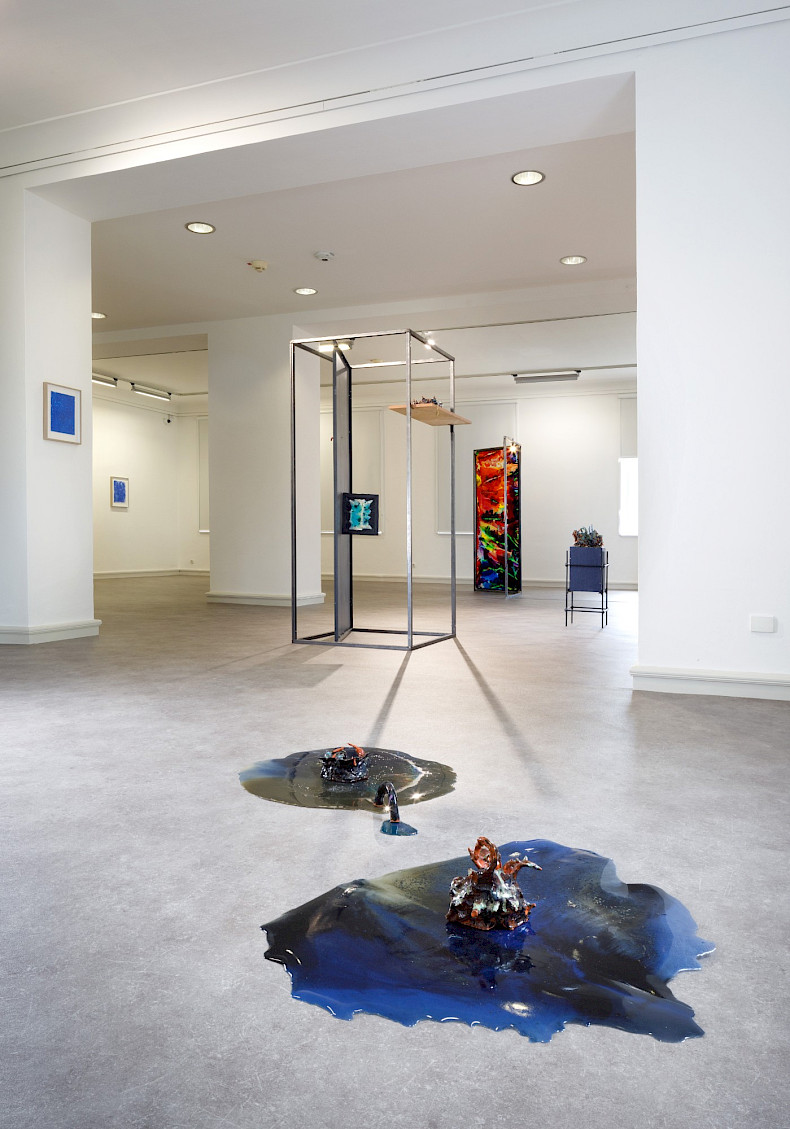 Kateřina Dobroslava Drahošová & Patrick Ostrowsky: homie: Exhibition view Kebbel Villa 2024. Photo: Clemens Mayer