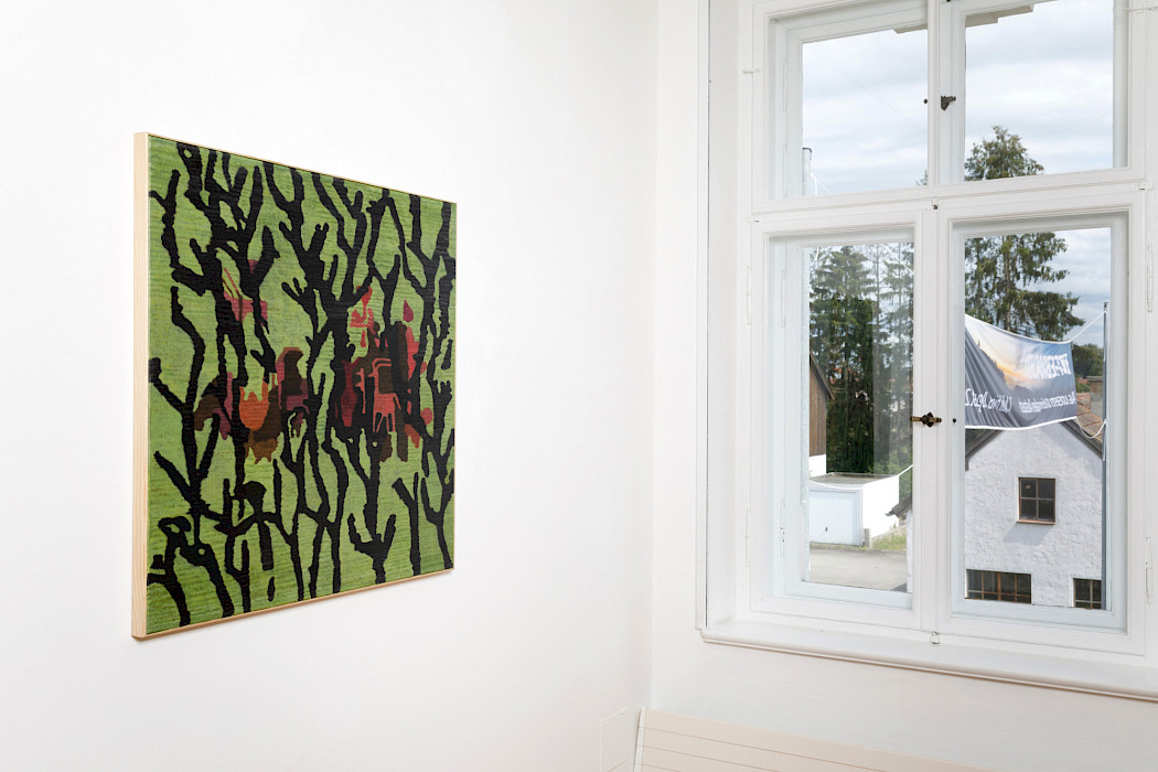 BROUGHT BACK! From Our International Exchange, exhibition view Kebbel Villa Schwandorf 2024, photo: Clemens Mayer