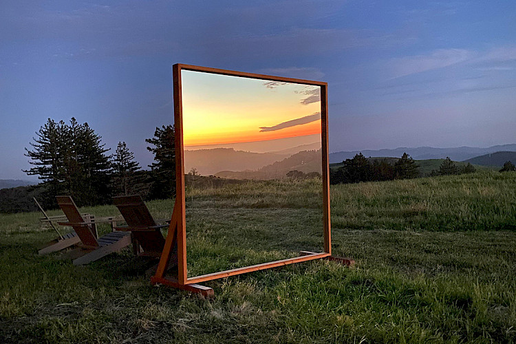 Aussicht vom Djerassi Resident Artists Program, Woodside, CA, USA 2024. Foto: Oberpfälzer Künstlerhaus