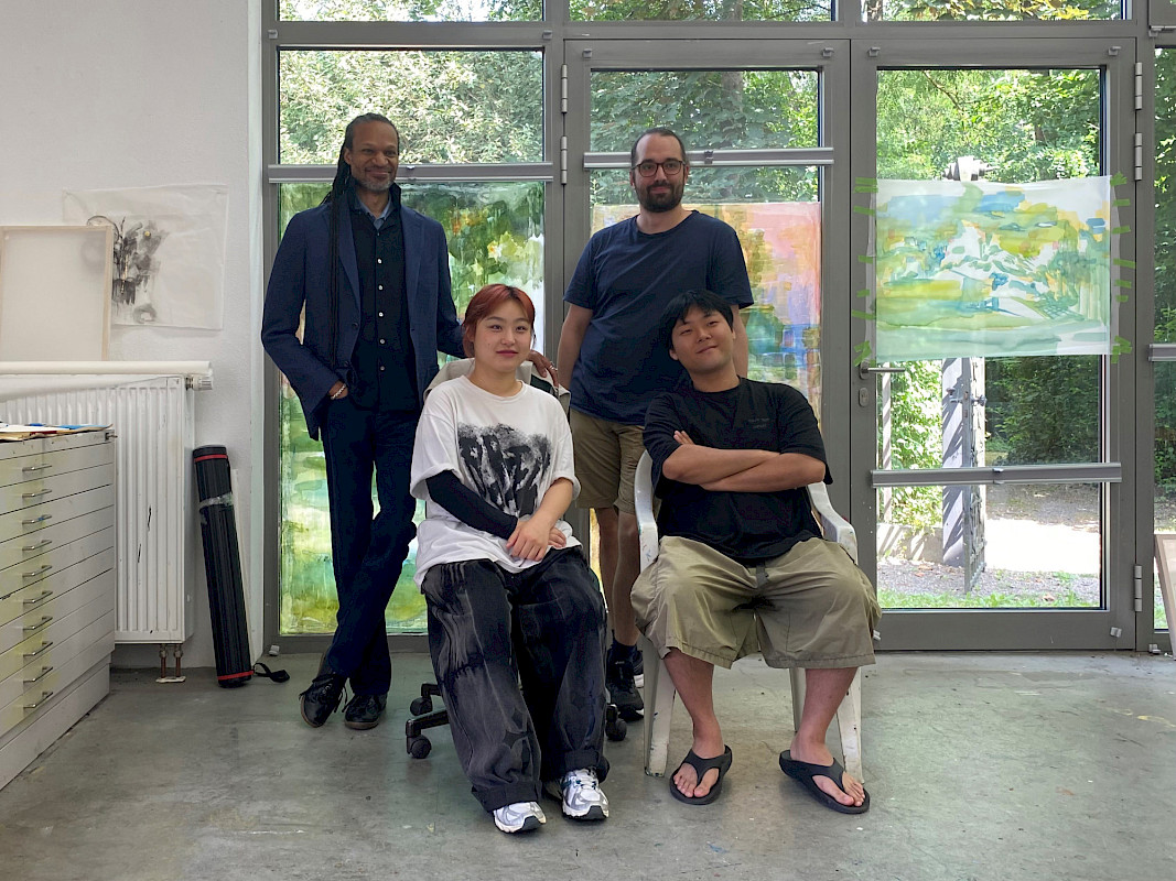 v.l.n.r. Stacy D. Flood, Moo-on Kim, Daniel Hygstedt Hansen, Min-gi Kim