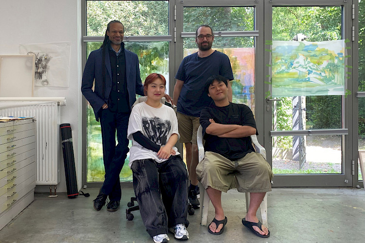 v.l.n.r. Stacy D. Flood, Moo-on Kim, Daniel Hygstedt Hansen, Min-gi Kim