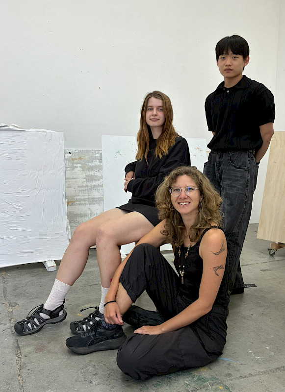Von links: Karina Synytsia, Pauline Mornet, Hyundo Lee (Foto © Daniela Siegl)