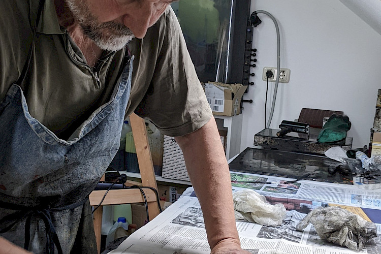 The artist and course instructor Alois Achatz (Photo © Eva Achatz)