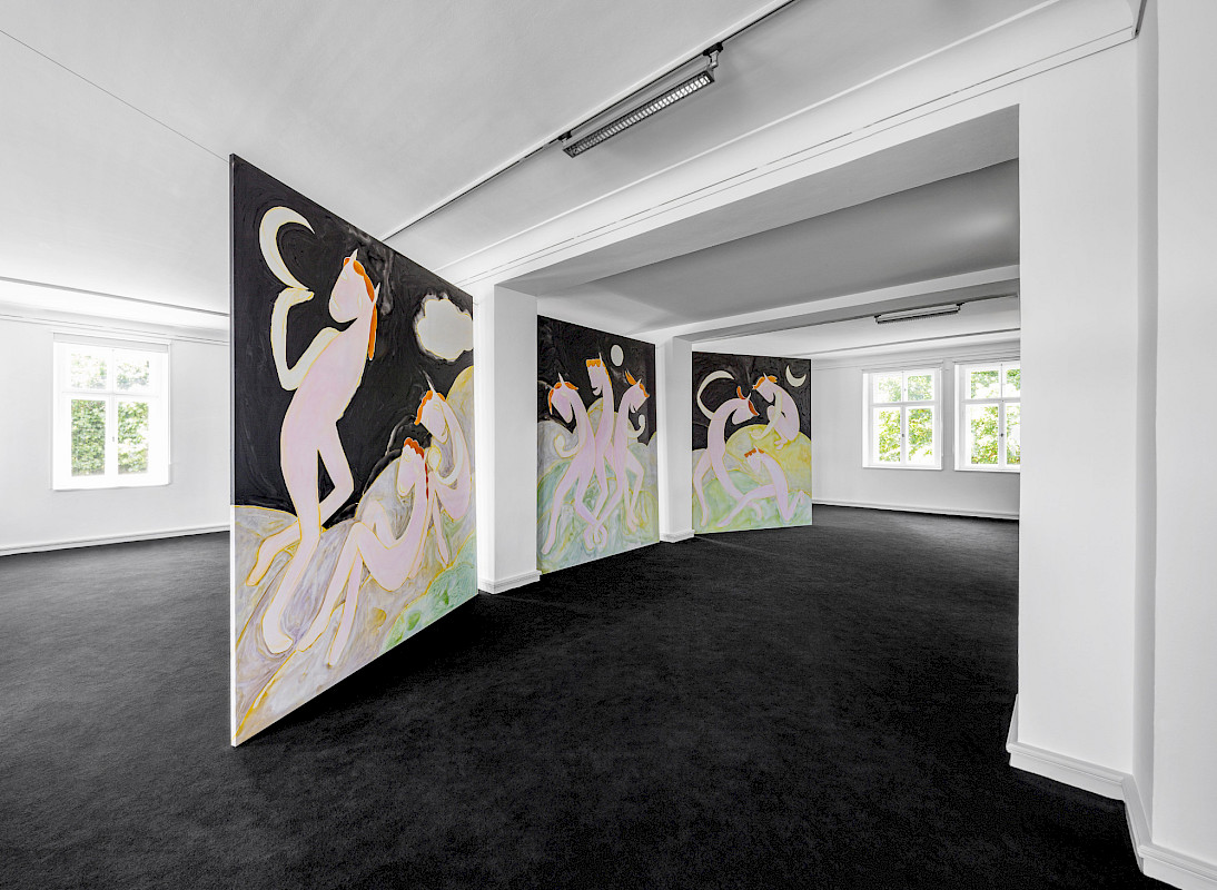 Sarah Bogner, Picture Animals, exhibition view Kebbel Villa Schwandorf 2026, photo: Marcus Rebmann