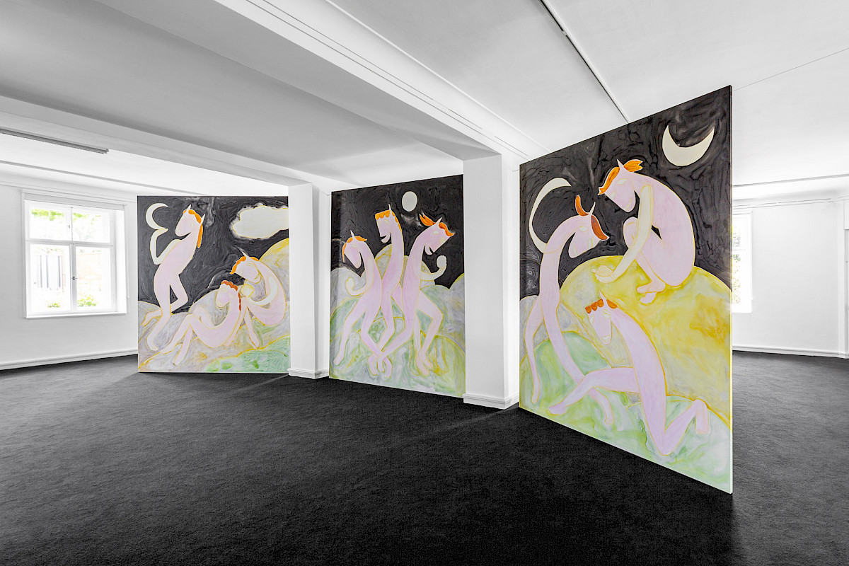 Sarah Bogner, Picture Animals, exhibition view Kebbel Villa Schwandorf 2026, photo: Marcus Rebmann