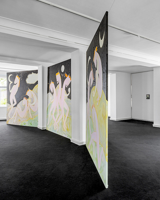 Sarah Bogner, Picture Animals, exhibition view Kebbel Villa Schwandorf 2026, photo: Marcus Rebmann